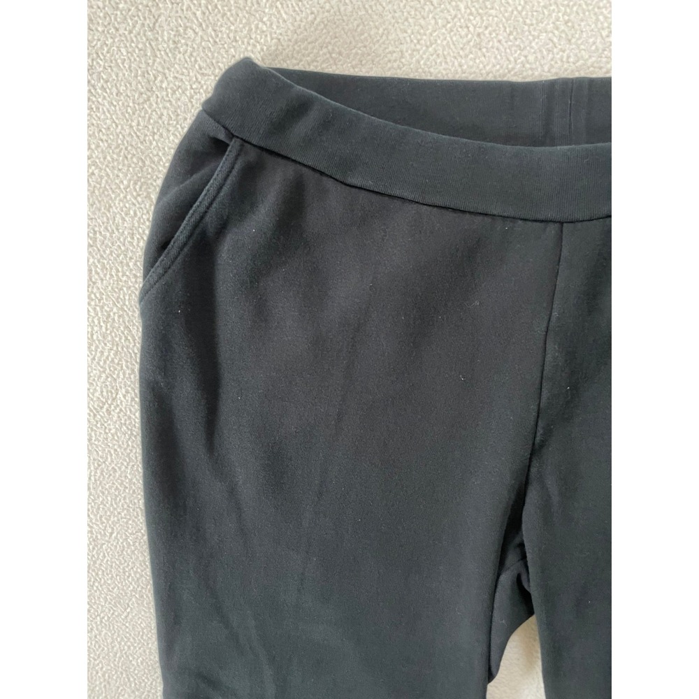 Lauren Ralph Lauren Womens 2X Pants Black Knit Cotton Blend Fleece Pockets - Picture 5 of 14